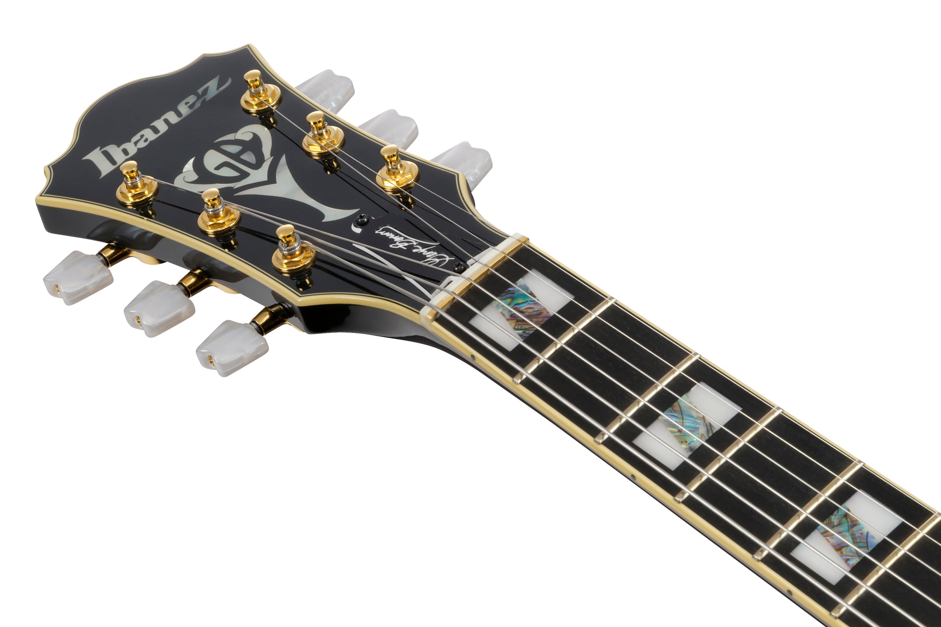 Ibanez Electric Guitar - George Benson Signature 6str Electric Guitar w/Case - Black - GB10BK