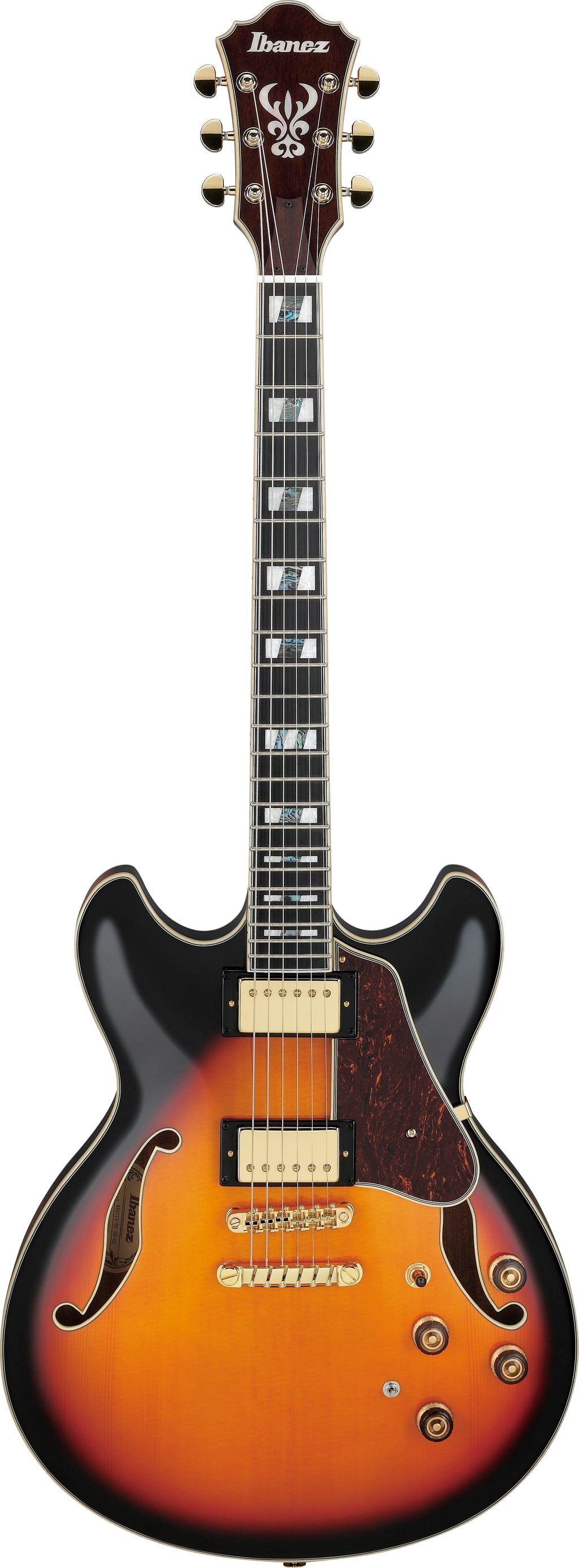 Ibanez Electric Guitar - AS Artstar Semi-hollow Electric Guitar - Brown Sunburst - AS113BS