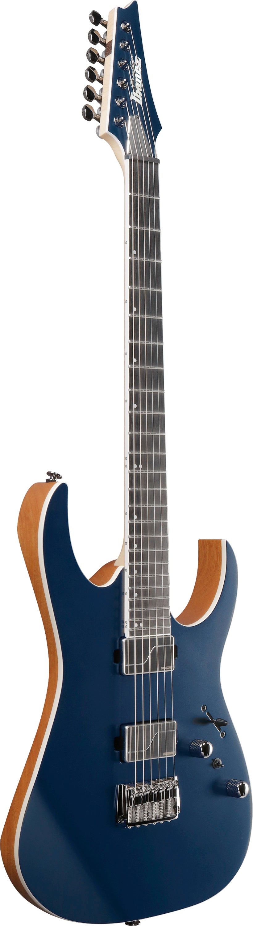 Ibanez Electric Guitar - RG Prestige 6str Electric Guitar w/Case - Dark Tide Blue Flat - RG5121DBF