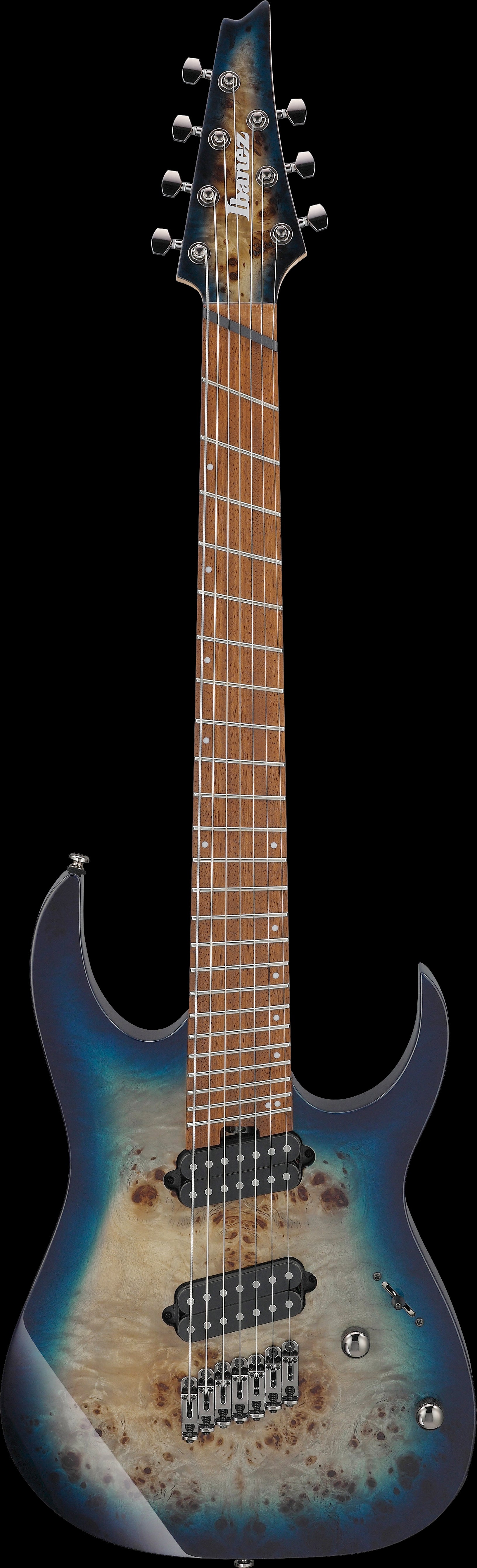 Ibanez Electric Guitar - RG Multi Scale 7str Electric Guitar - Cosmic Blue Starburst - RGMS7PBCBS