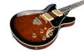 Ibanez Electric Guitar - AS Artcore Expressionist 6str Electric Guitar - Dark Brown Sunburst - AS93QMSPDBS