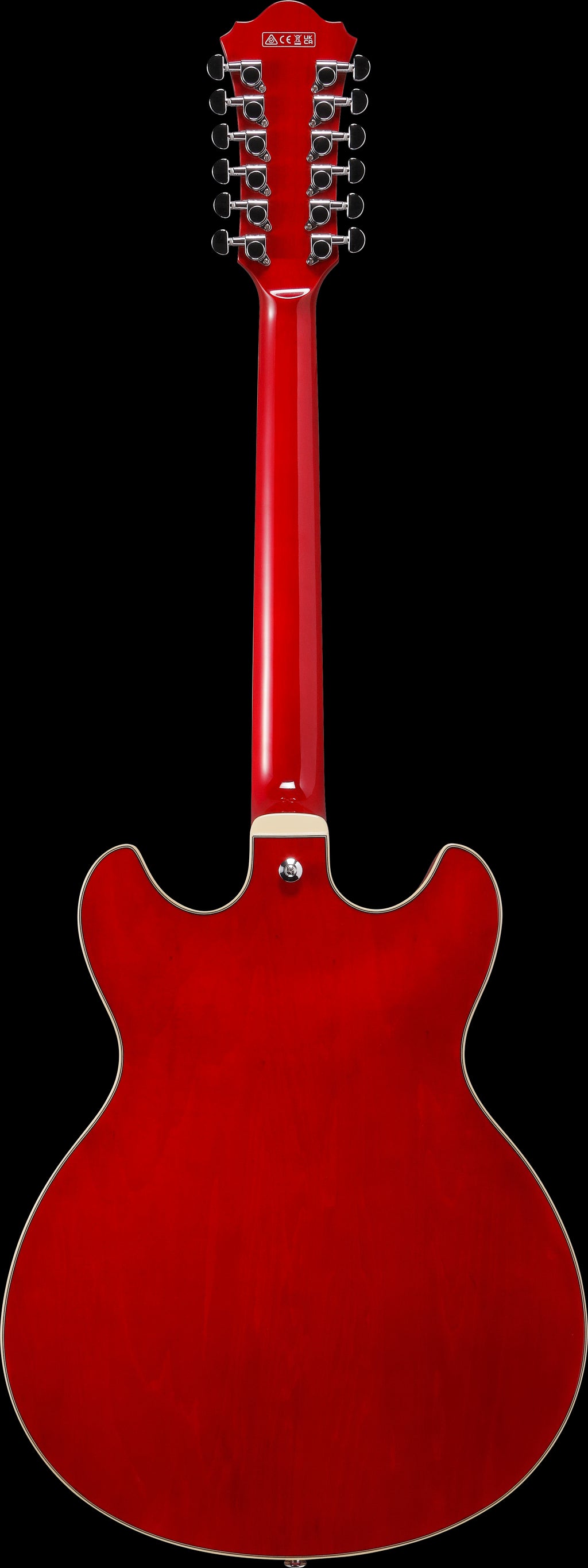 Ibanez Electric Guitar - AS Artcore 12str Electric Guitar  - Transparent Cherry Red - AS7312TCD