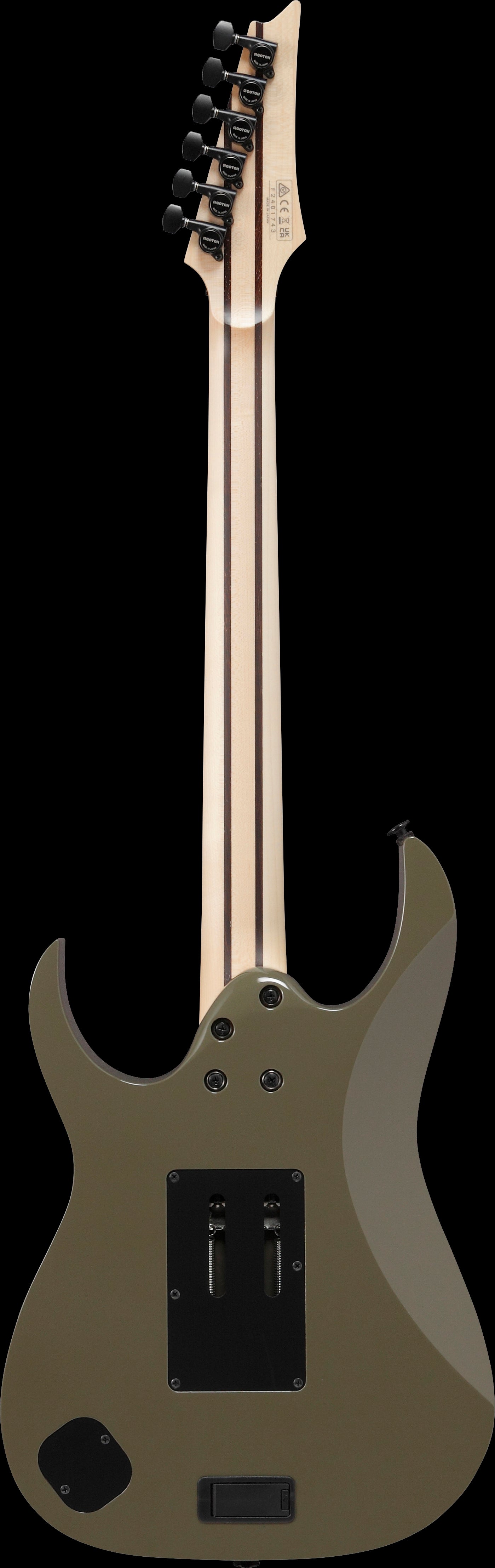 Ibanez Electric Guitar - RG Prestige 6str Electric Guitar w/Case - Khaki Metallic - RGR5130KM