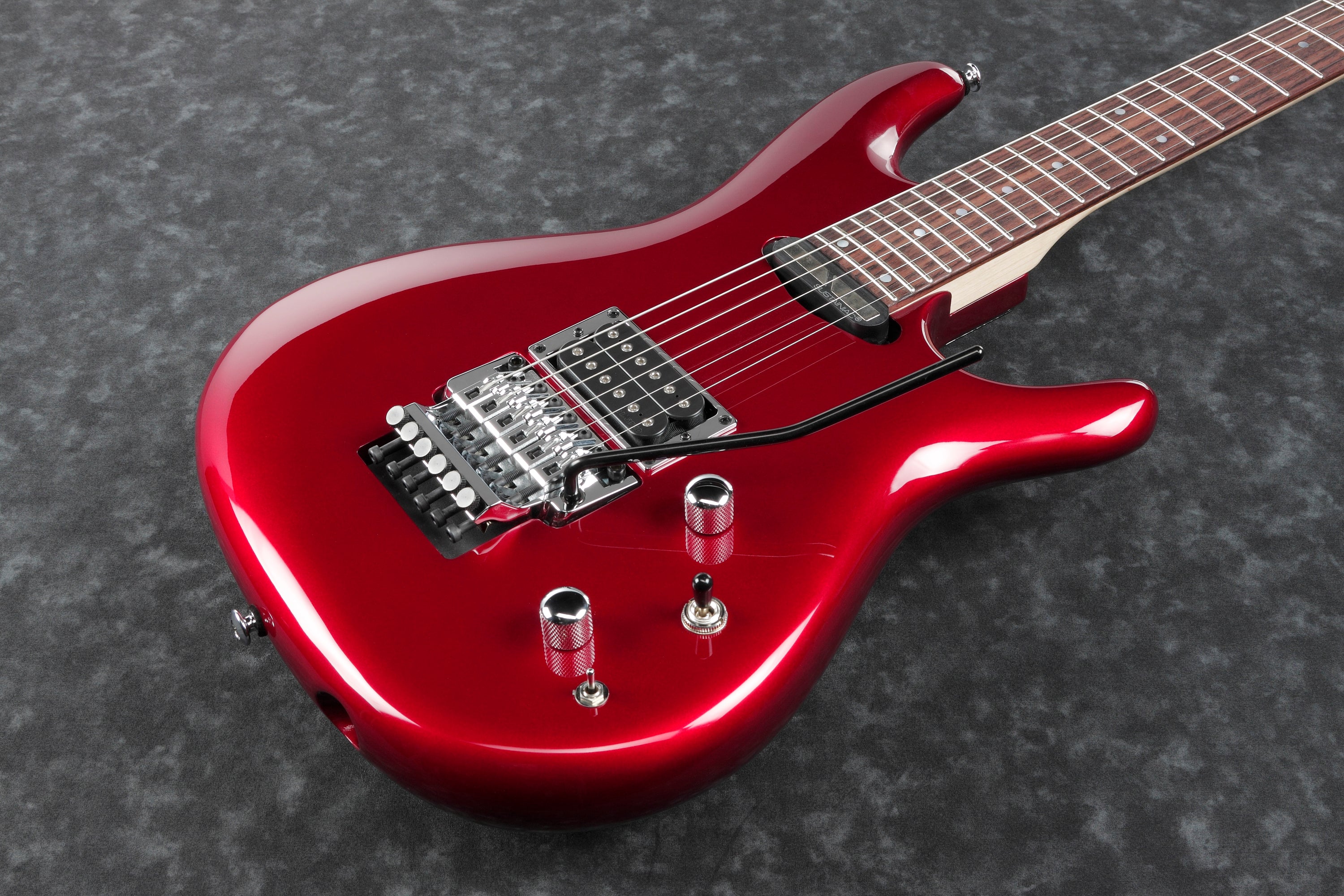 Ibanez Electric Guitar - Joe Satriani Signature 6str Electric Guitar w/Bag - Candy Apple - JS240PSCA
