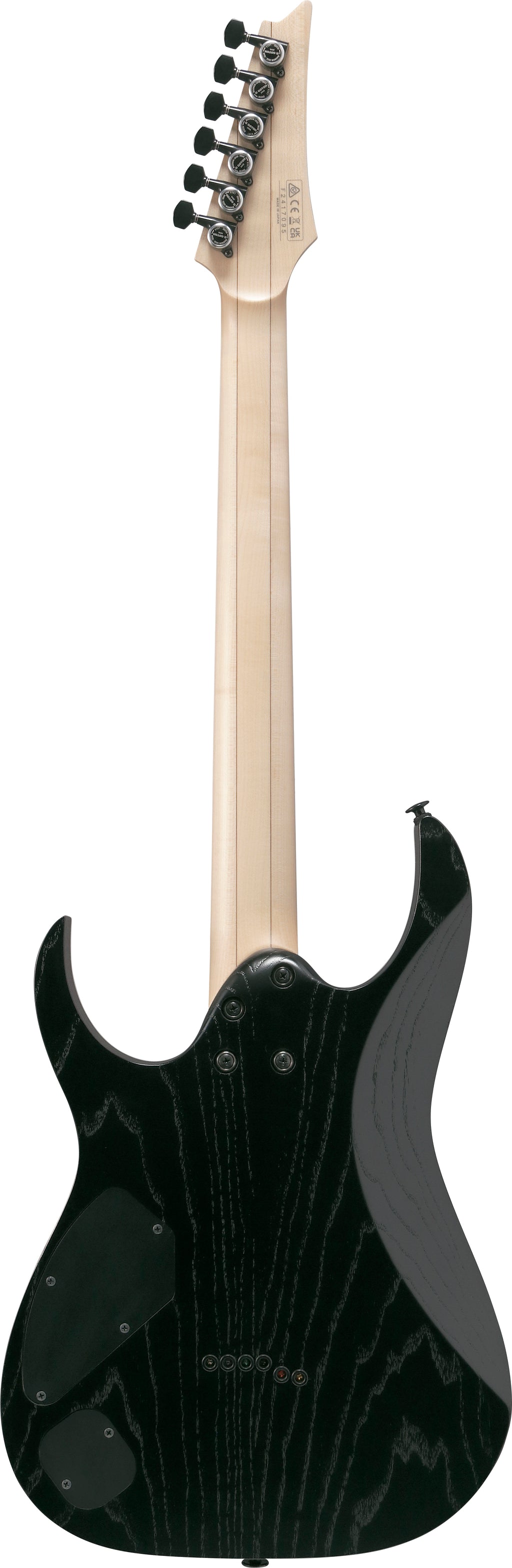 Ibanez Electric Guitar - RG Prestige 6str Electric Guitar w/Case - Weathered Black - RGR652AHBFWK