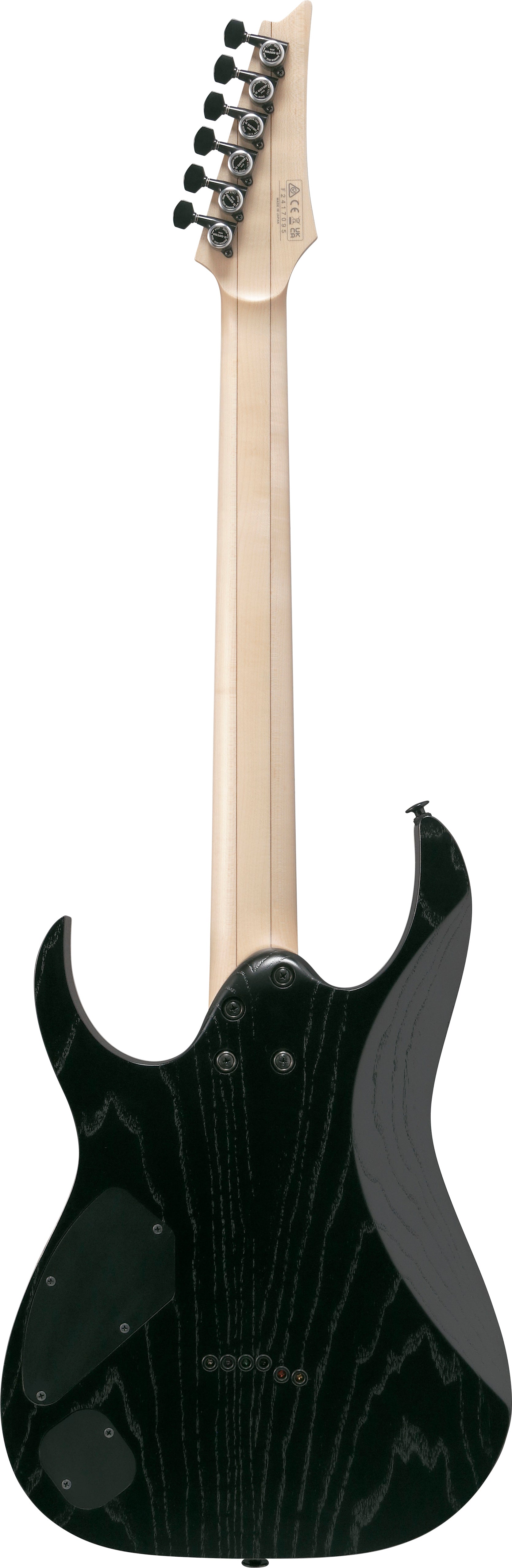 Ibanez Electric Guitar - RG Prestige 6str Electric Guitar w/Case - Weathered Black - RGR652AHBFWK