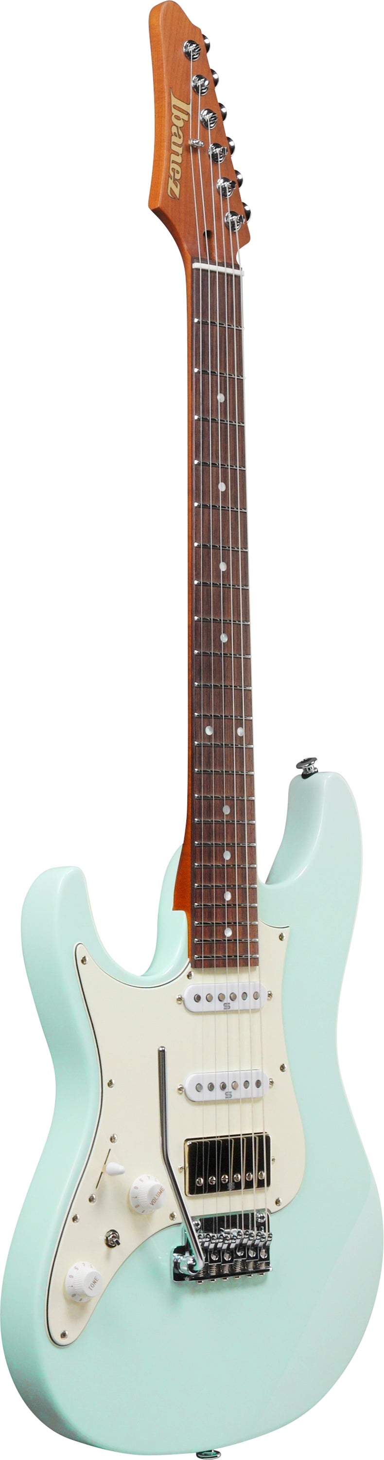Ibanez Electric Guitar - AZ Prestige 6str Electric Guitar w/Case - Left Handed - Mint Green - AZ2204NWLMGR