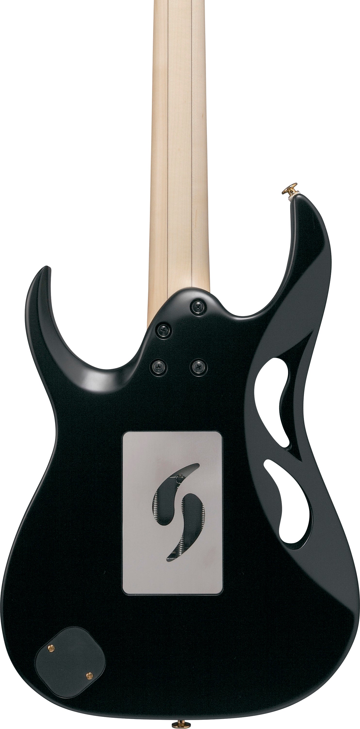 Ibanez Electric Guitar - Steve Vai Signature 6str Electric Guitar w/Case - Onyx Black - PIA3761XB