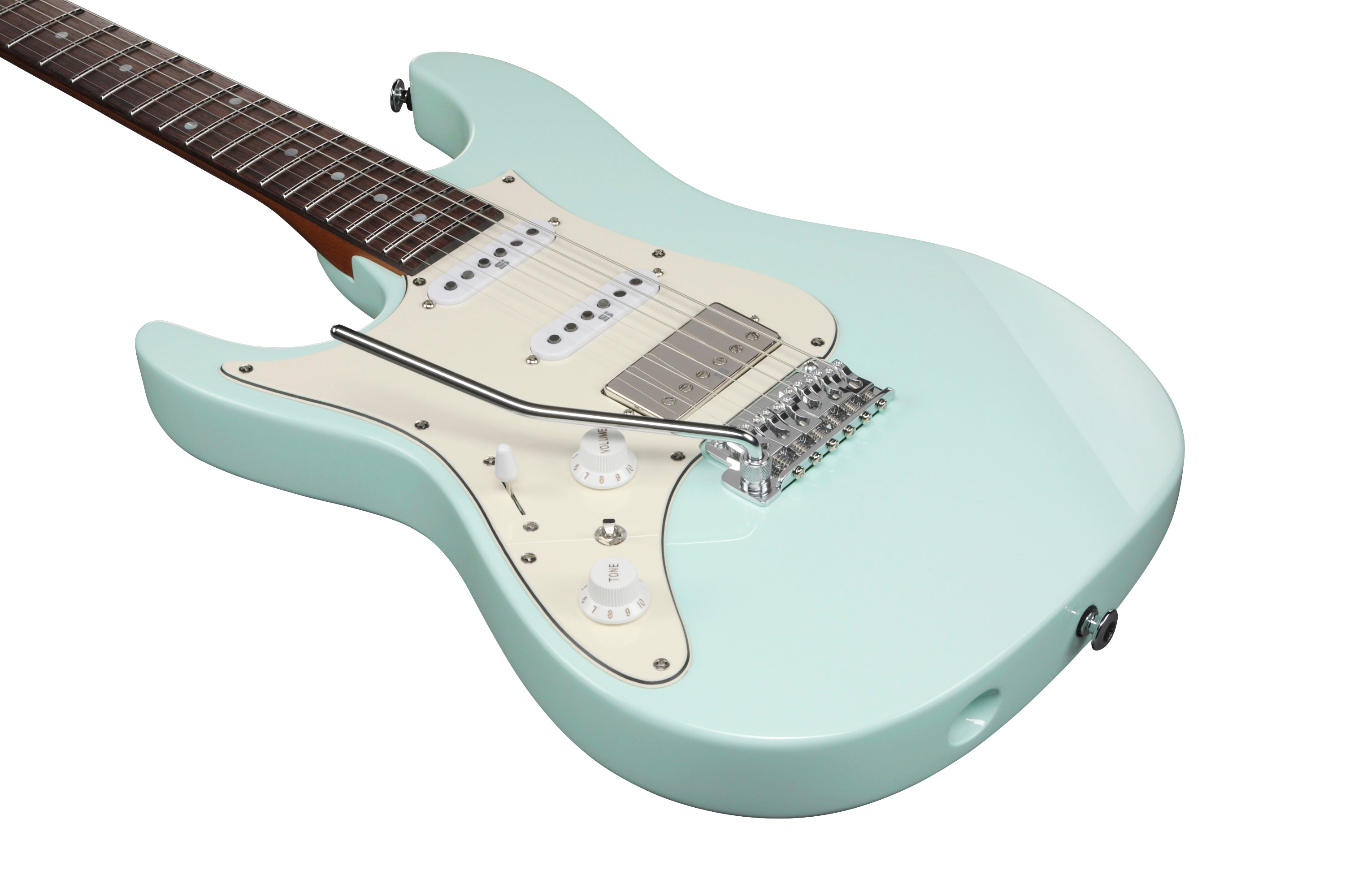 Ibanez Electric Guitar - AZ Prestige 6str Electric Guitar w/Case - Left Handed - Mint Green - AZ2204NWLMGR