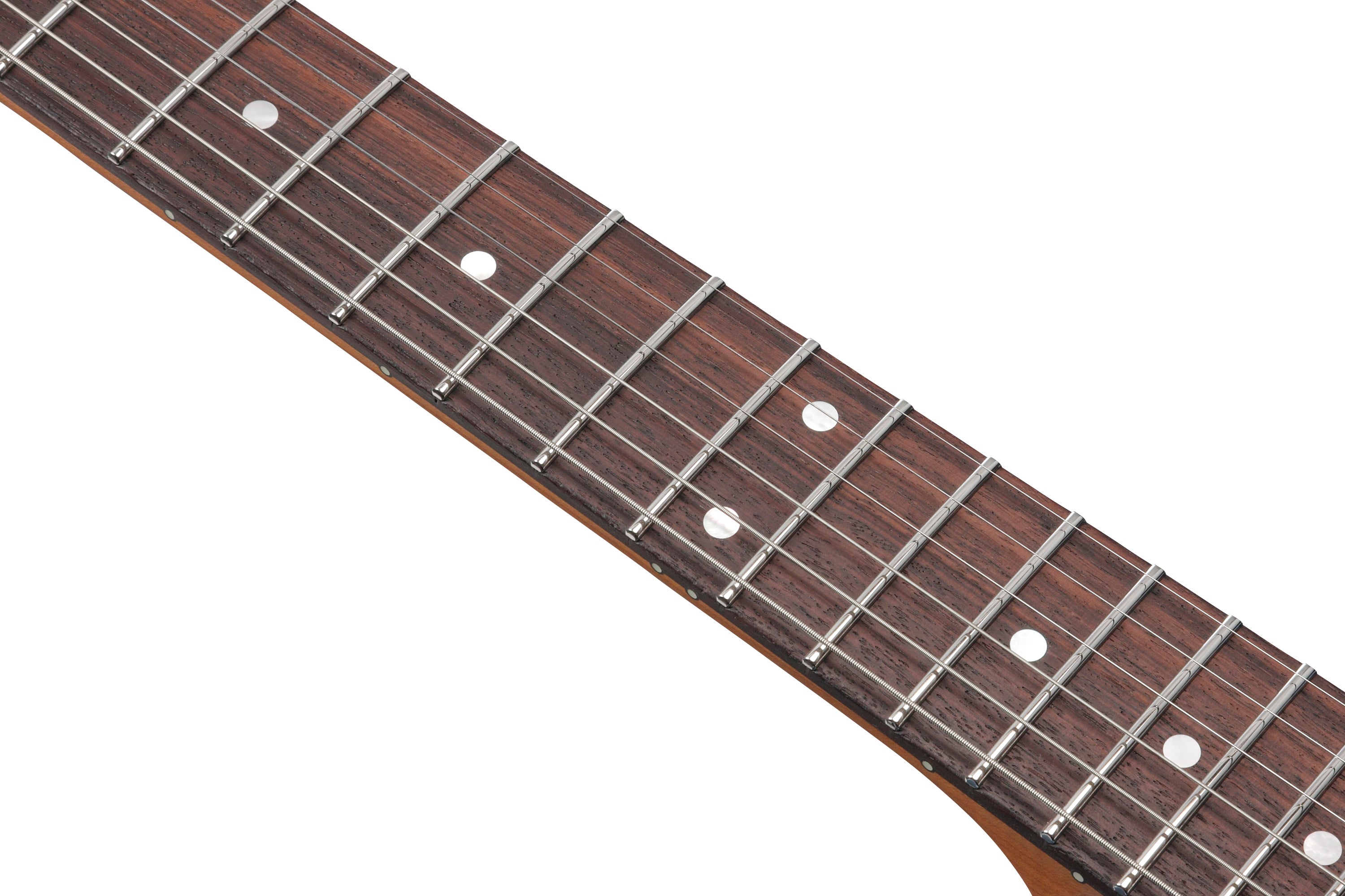 Ibanez Electric Guitar - Tom Quayle Signature 6str Electric Guitar w/Case - Charcol Black Burst Flat - TQM2CUF