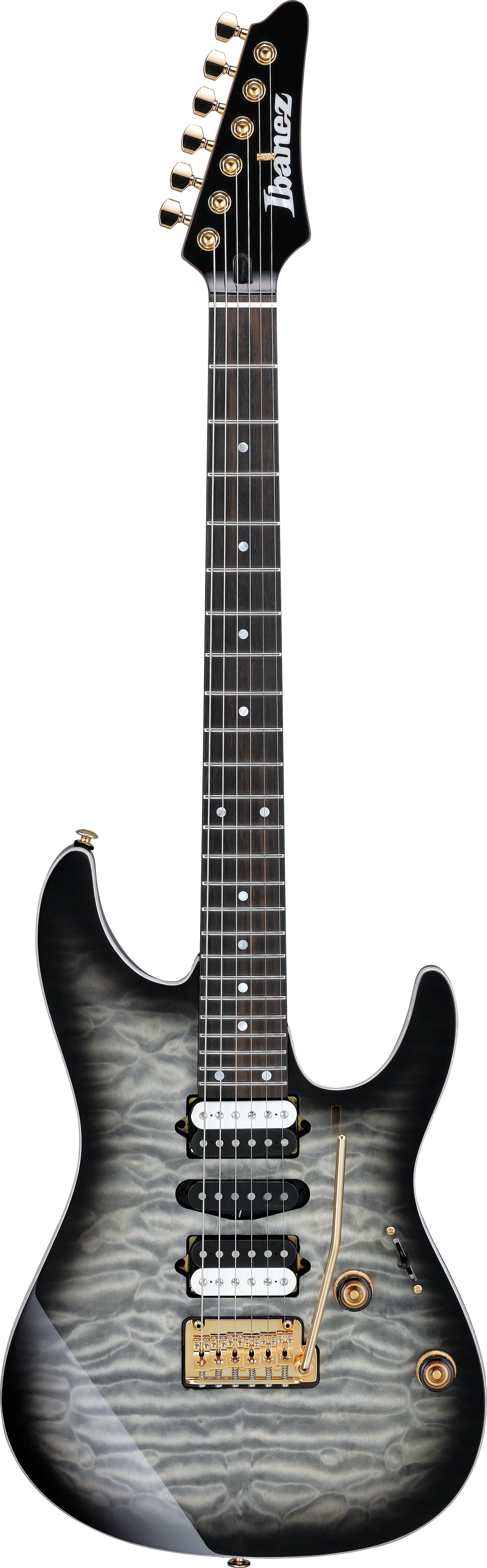 Ibanez Electric Guitar - AZ Premium 6str Electric Guitar - Black Ice Burst - AZ47P1QMBIB