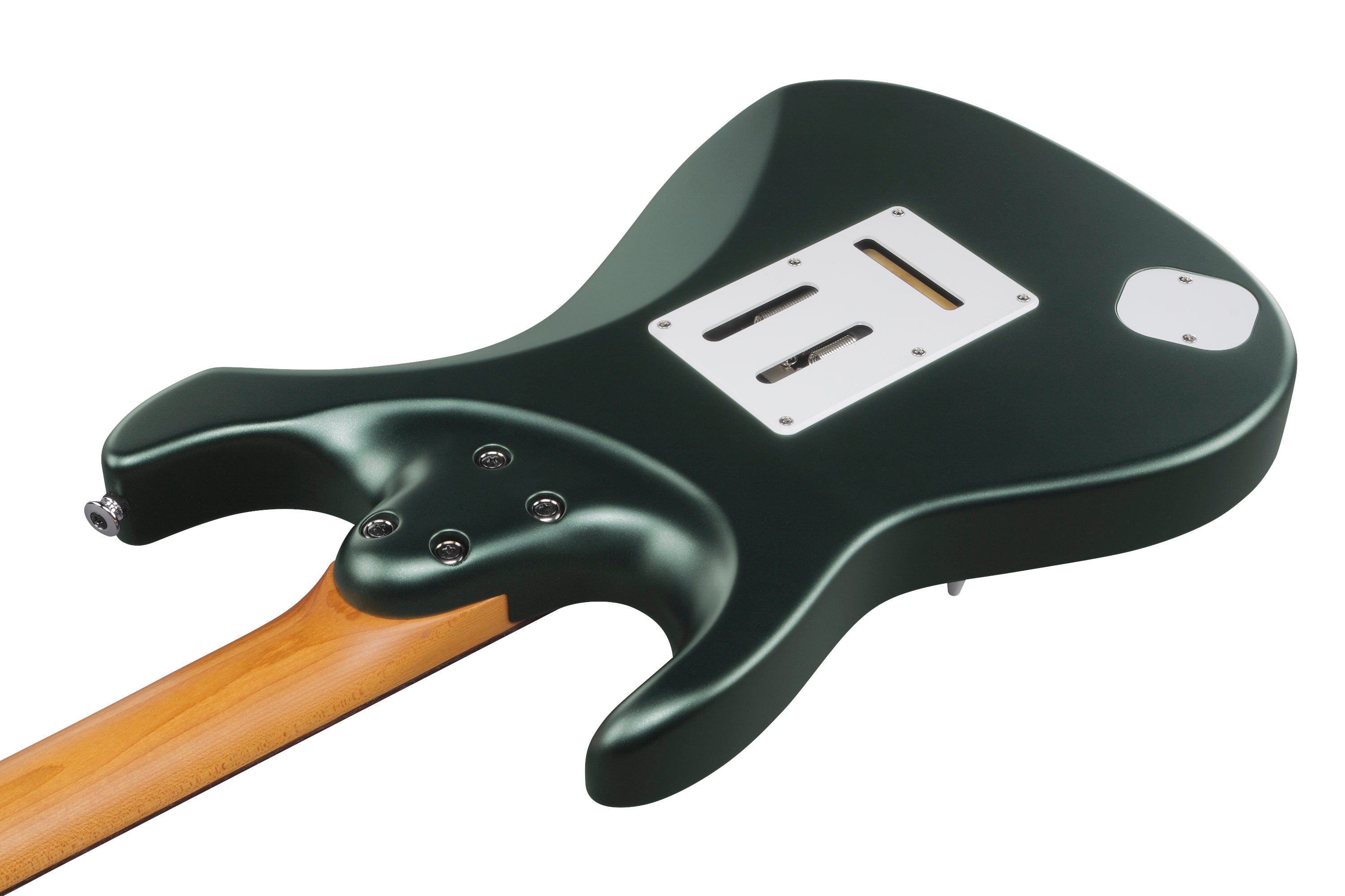 Ibanez Electric Guitar - AZ Prestige 6str Electric Guitar w/Case - Ivy Green Metallic Flat - AZ2204NVGF