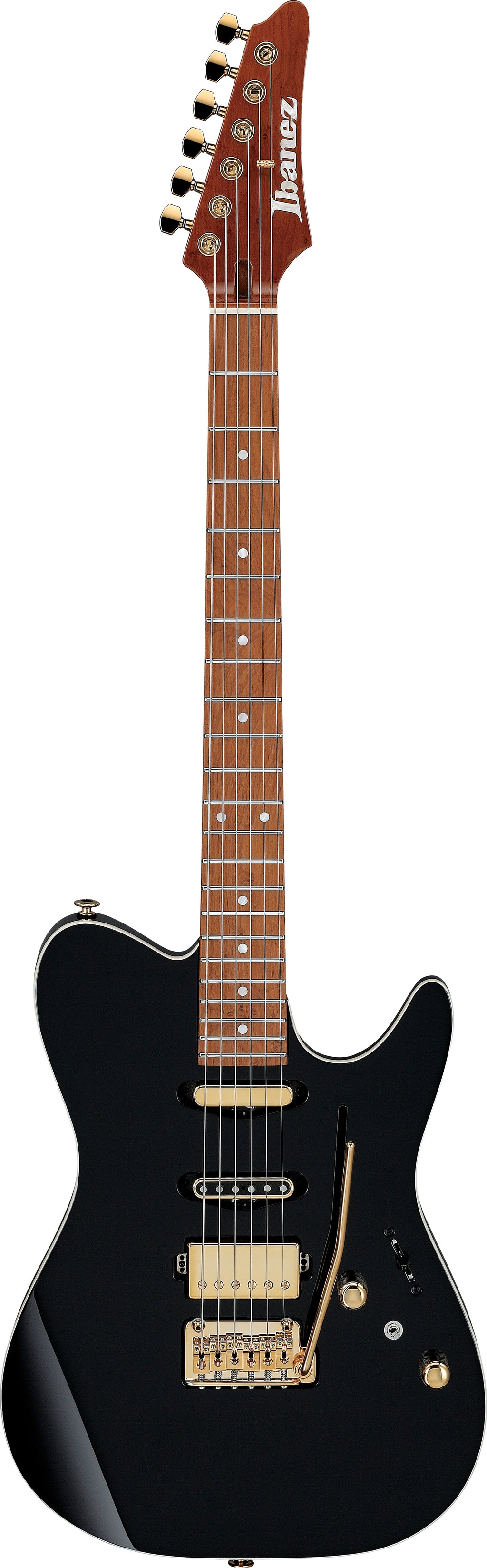 Ibanez Electric Guitar - Lari Basilio Signature 6str Electric Guitar w/Case - Black - LB1BK