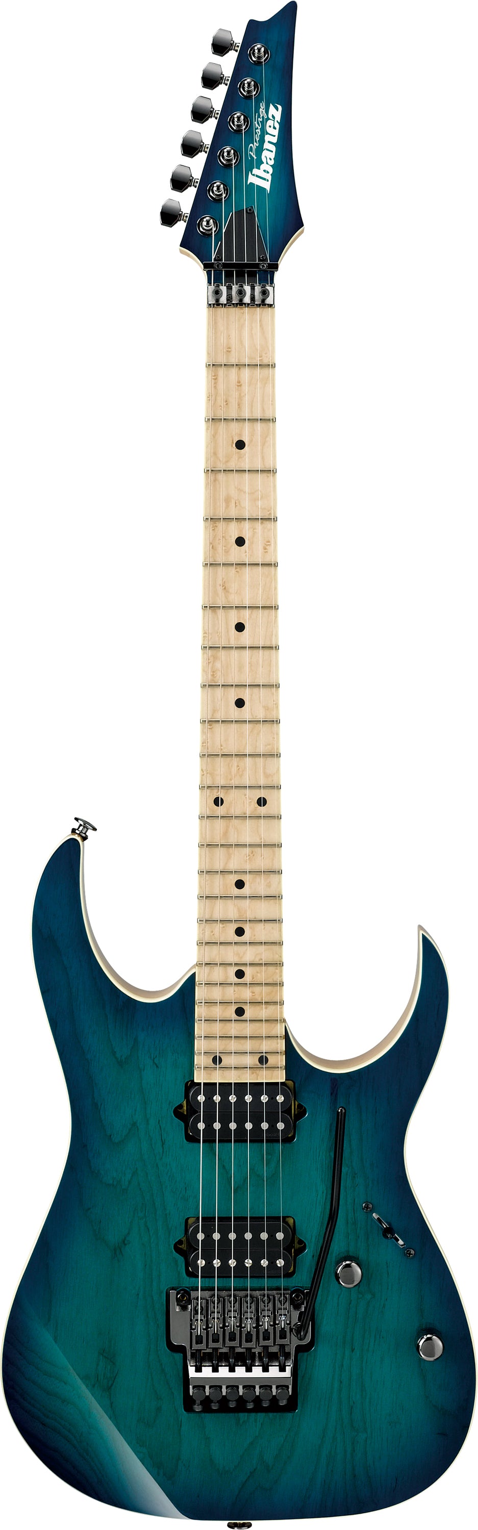 Ibanez Electric Guitar - RG Prestige 6str Electric Guitar w/Case - Nebula Green Burst - RG652AHMNGB