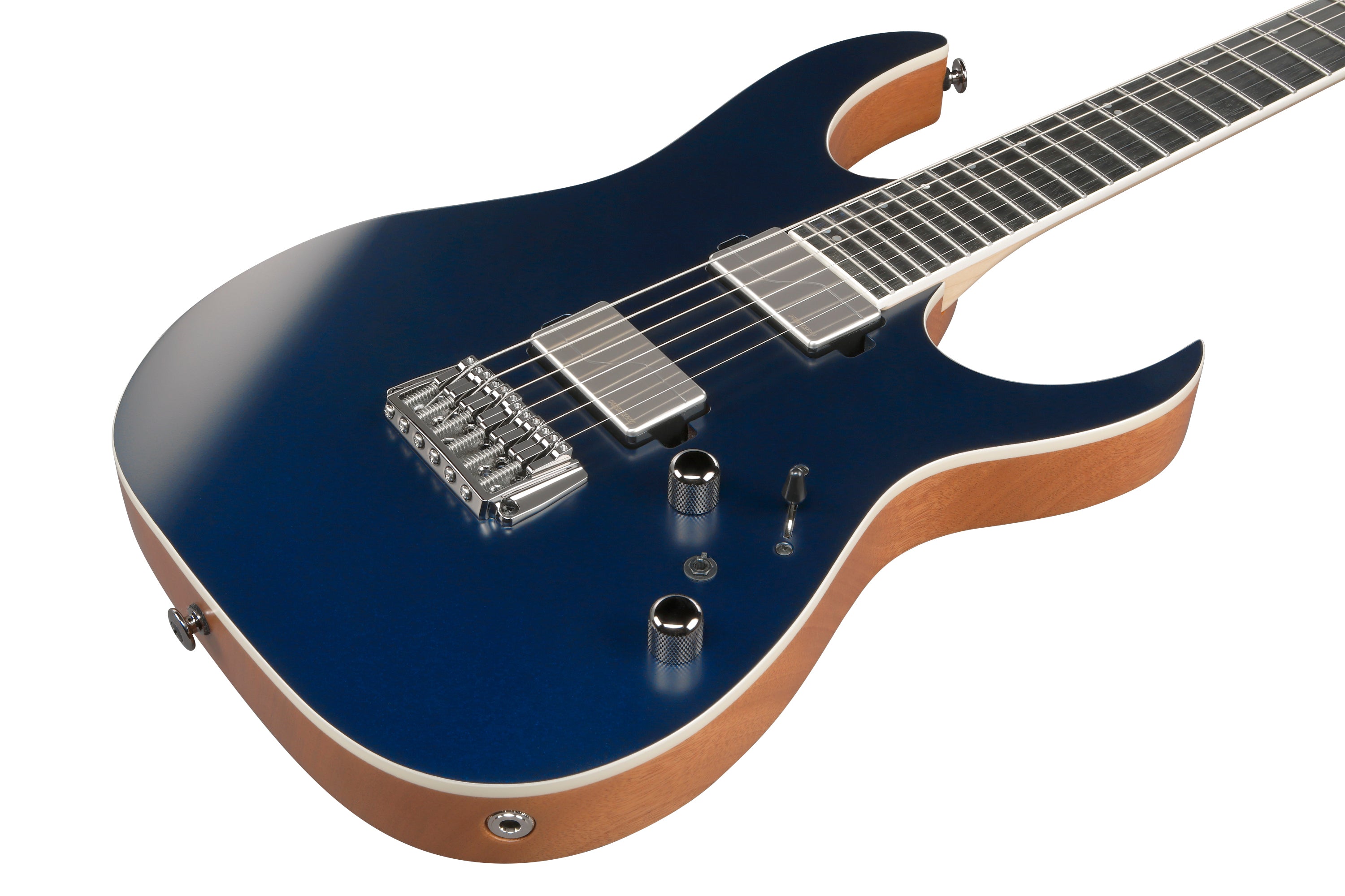 Ibanez Electric Guitar - RG Prestige 6str Electric Guitar w/Case - Dark Tide Blue Flat - RG5121DBF