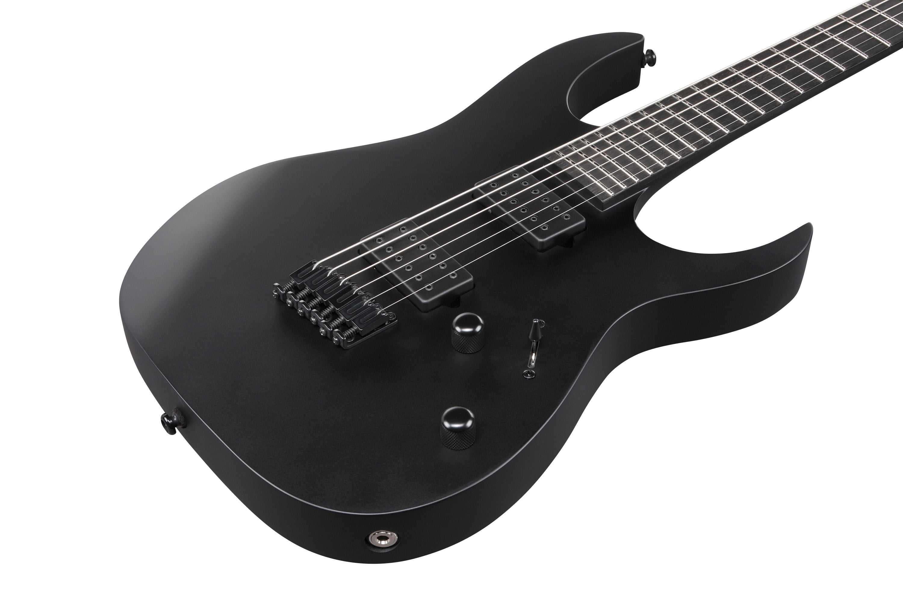 Ibanez Electric Guitar - RG Iron Label 6str Electric Guitar - Black Flat - RGRTBB21BKF