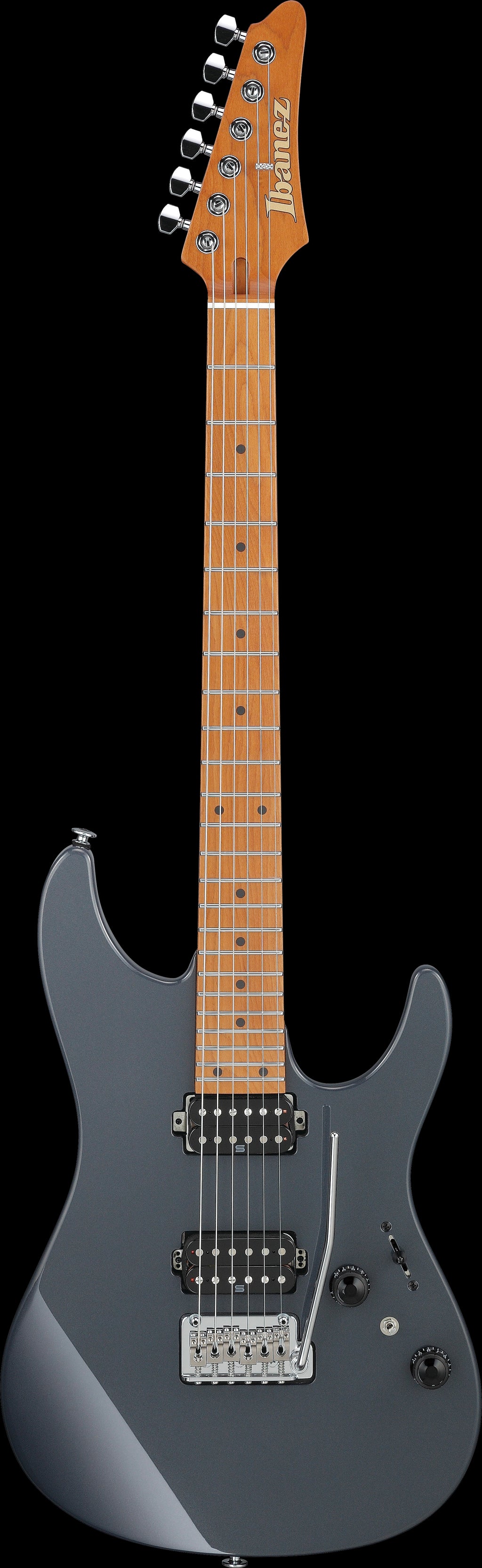 Ibanez Electric Guitar - AZ Prestige 6str Electric Guitar w/Case - Gray Metallic - AZ2402GRM