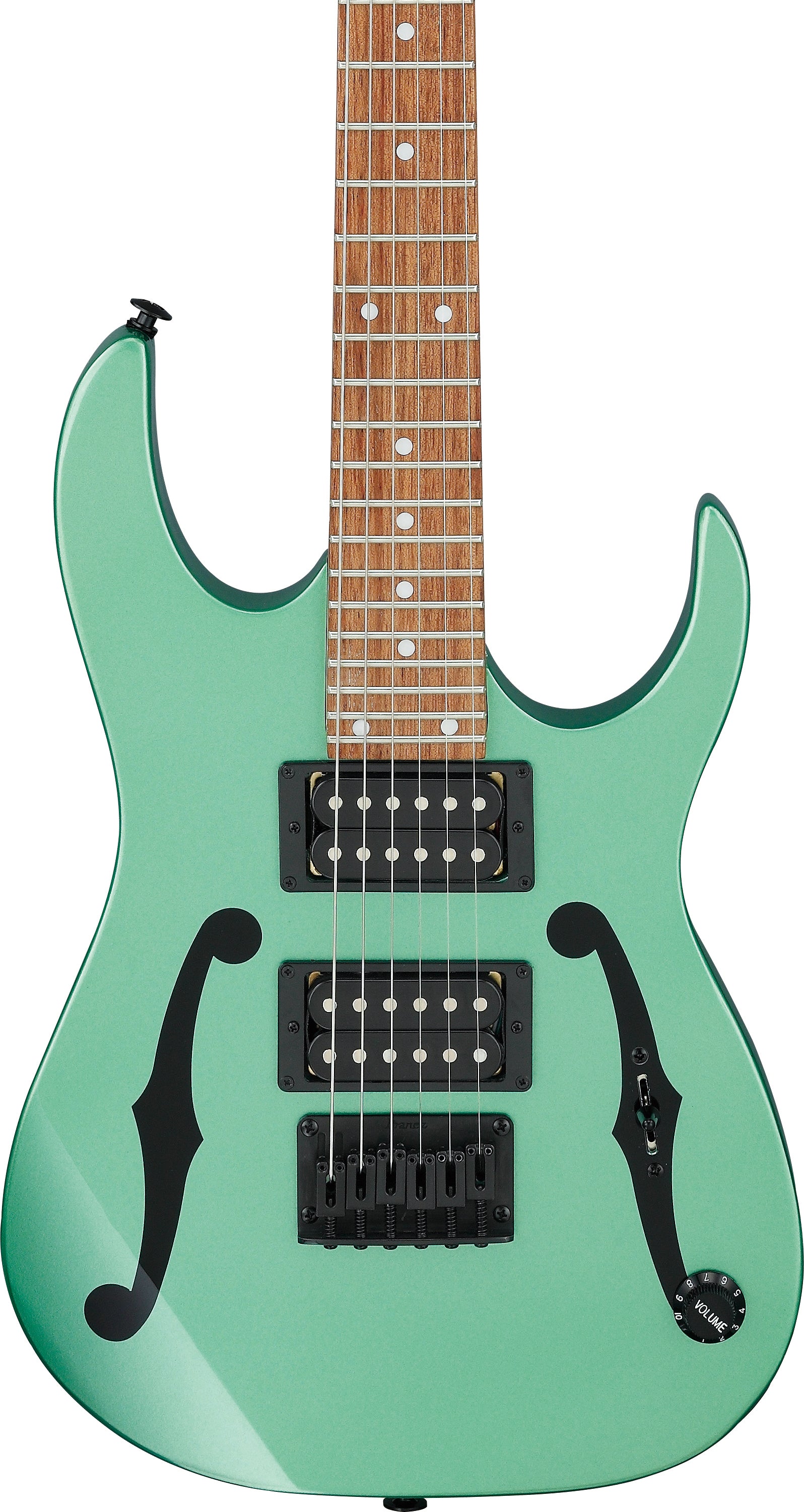 Ibanez Electric Guitar - Paul Gilbert Signature 6str Electric Guitar (22.2" scale) - Metallic Light Green - PGMM21MGN