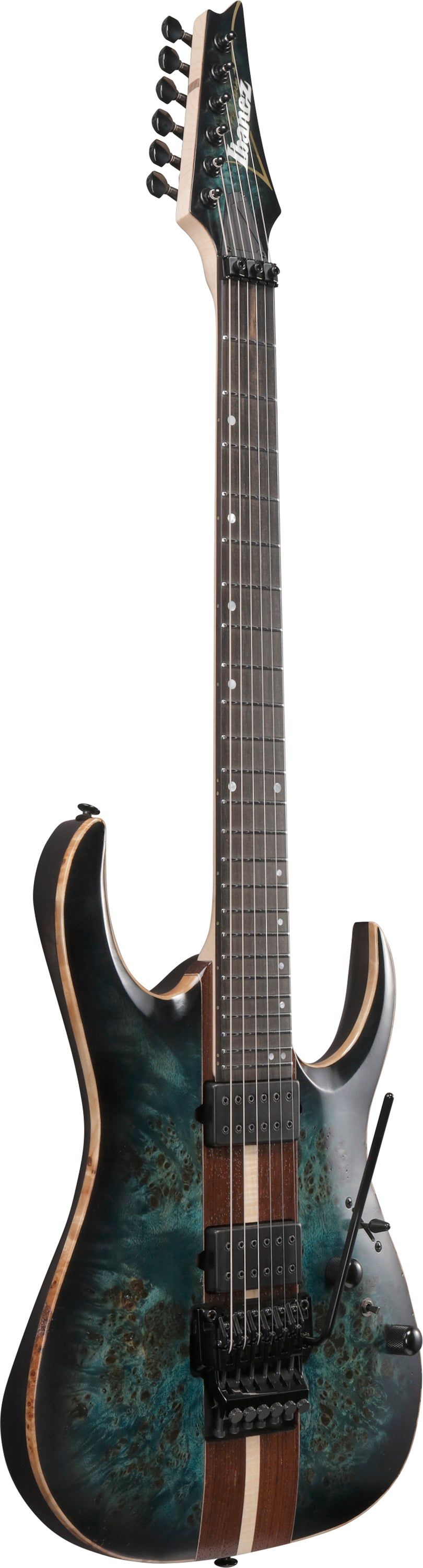Ibanez Electric Guitar - RGA Premium 6str Electric Guitar w/ Bag - Cosmic Blue Burst Low Gloss - RGA20P1PBCUL