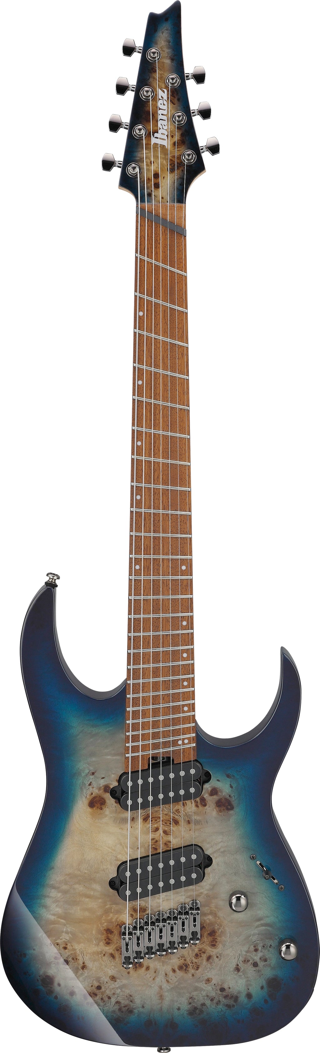 Ibanez Electric Guitar - RG Multi Scale 7str Electric Guitar - Cosmic Blue Starburst - RGMS7PBCBS