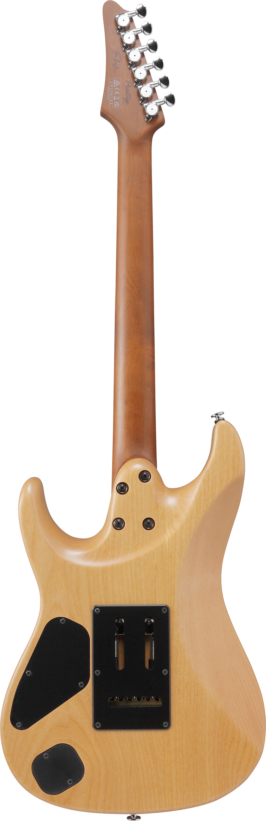 Ibanez Electric Guitar - Tom Quayle Signature 6str Electric Guitar w/Case - Charcol Black Burst Flat - TQM2CUF