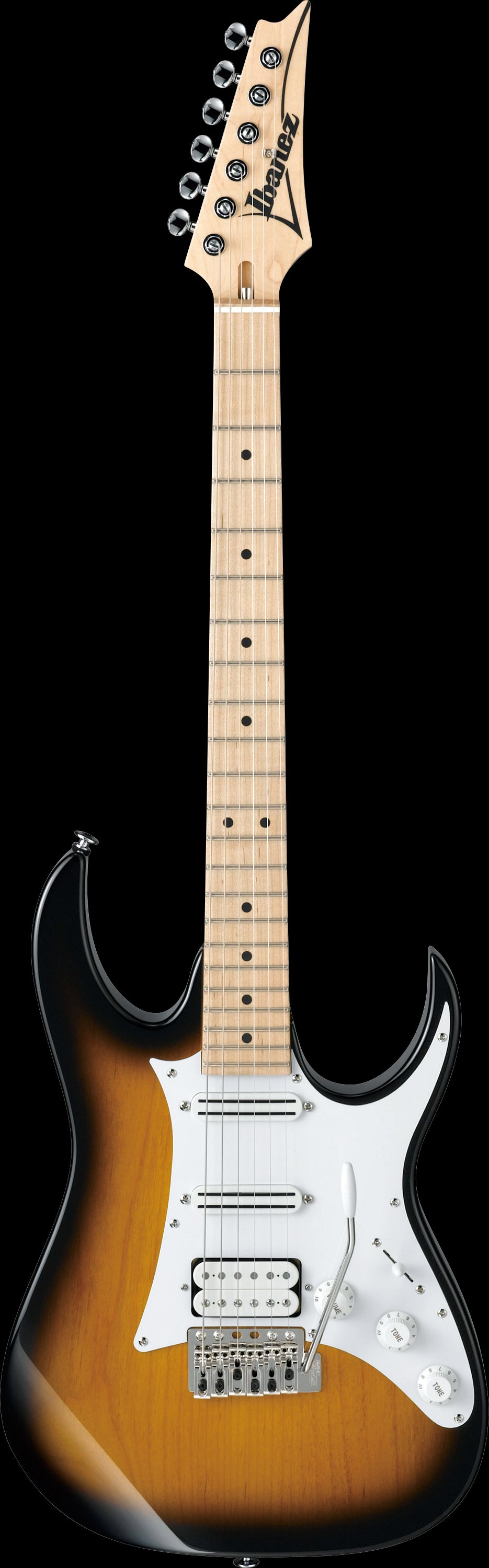 Ibanez Electric Guitar - Andy Timmons Signature 6str Electric Guitar w/Case - Sunburst - AT100CLSB