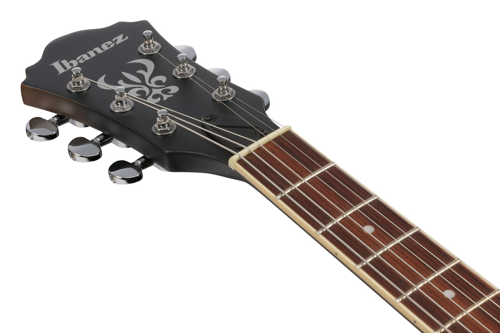 Ibanez Electric Guitar - AS Artcore 6str Electric Guitar  - Transparent Black Flat - AS53TKF