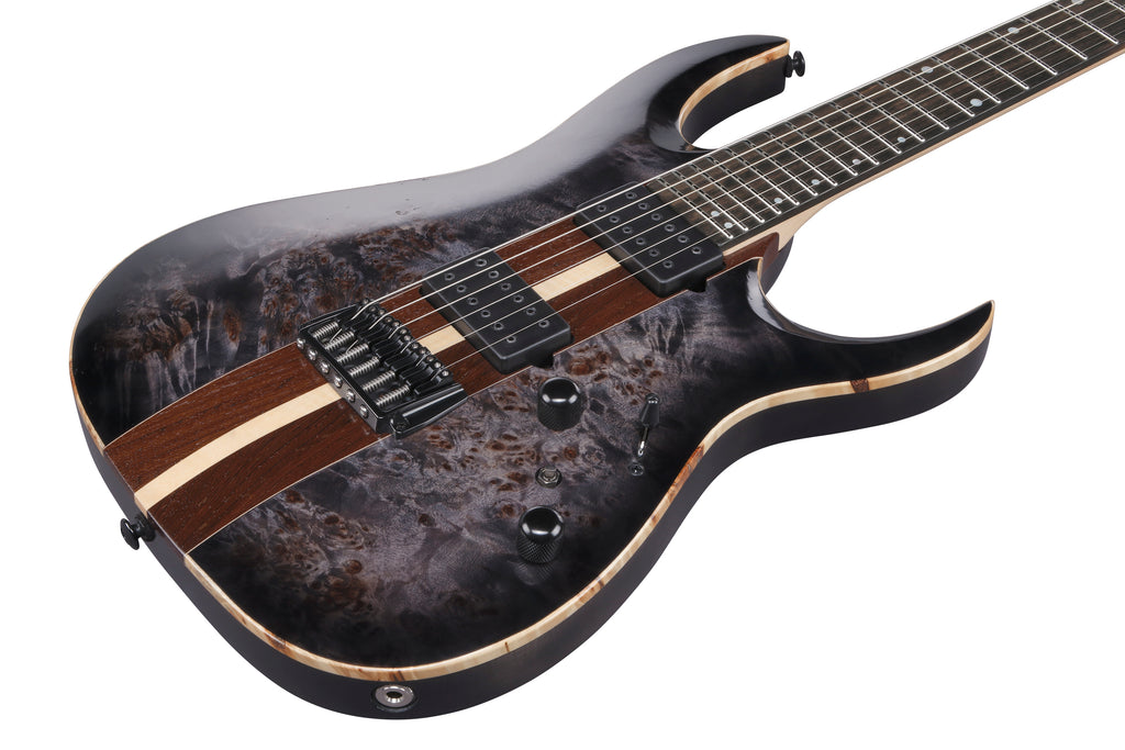 Ibanez Electric Guitar - RGA Premium 6str Electric Guitar w/ Bag - Deep Twilight Burst Low Gloss - RGA21P1PBDRL