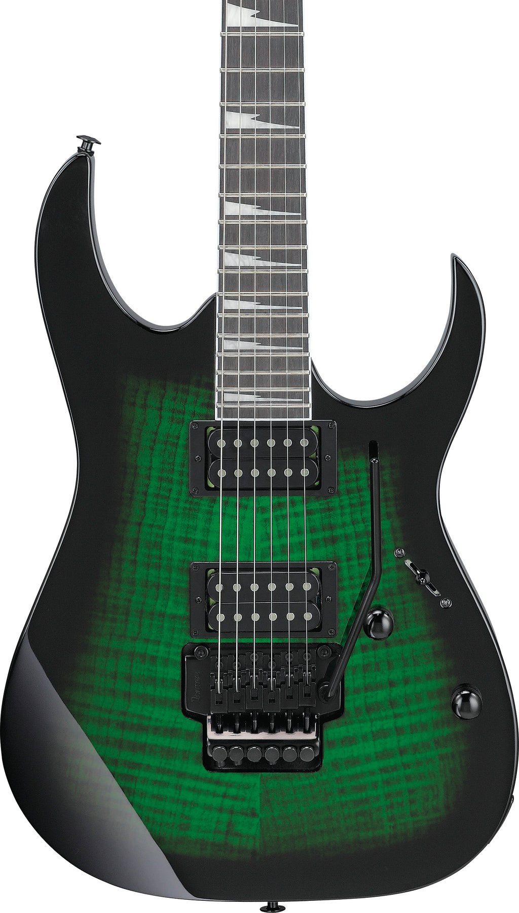 Ibanez Electric Guitar - GIO RG 6str Electric Guitar - Transparent Emerald Burst - GRG320FATEB