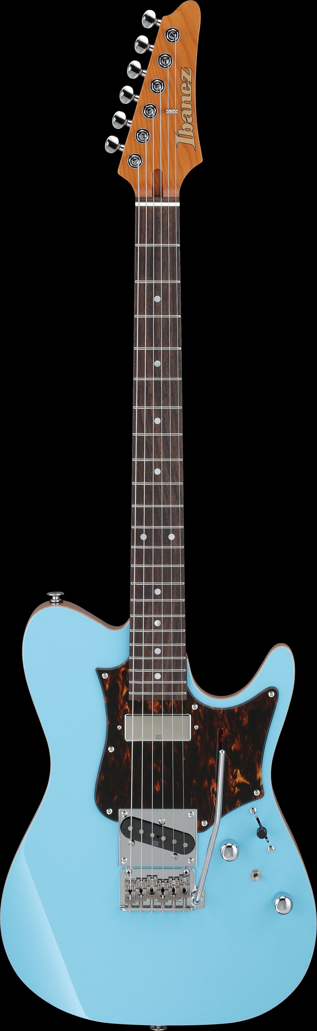Ibanez Electric Guitar - Tom Quayle Signature 6str Electric Guitar w/Case - Celeste Blue - TQMS1CTB