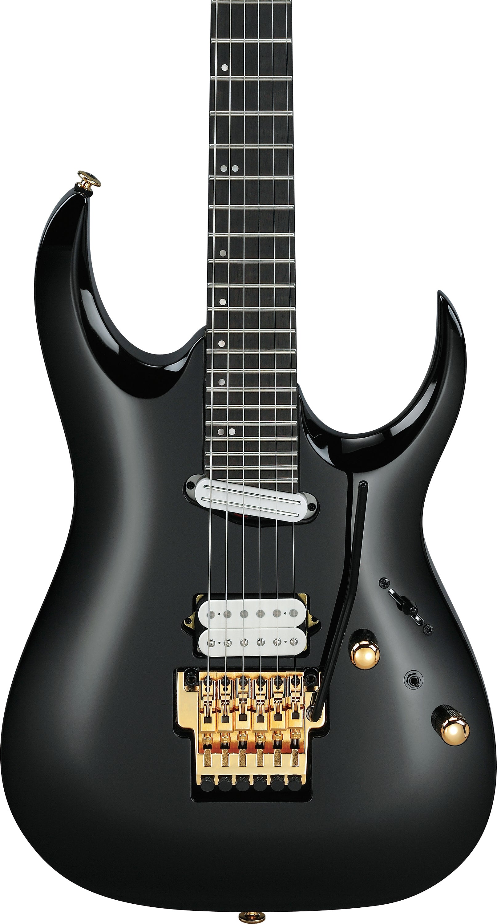 Ibanez Electric Guitar - RGA Prestige 6str Electric Guitar w/Case - Black - RGA622XHBK
