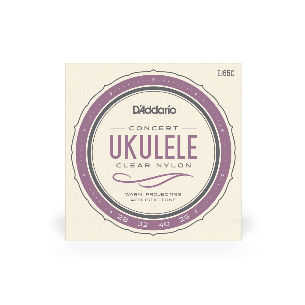 D'Addario - Pro-Arté - Ukulele String Set Clear Nylon - Concert - EJ65C