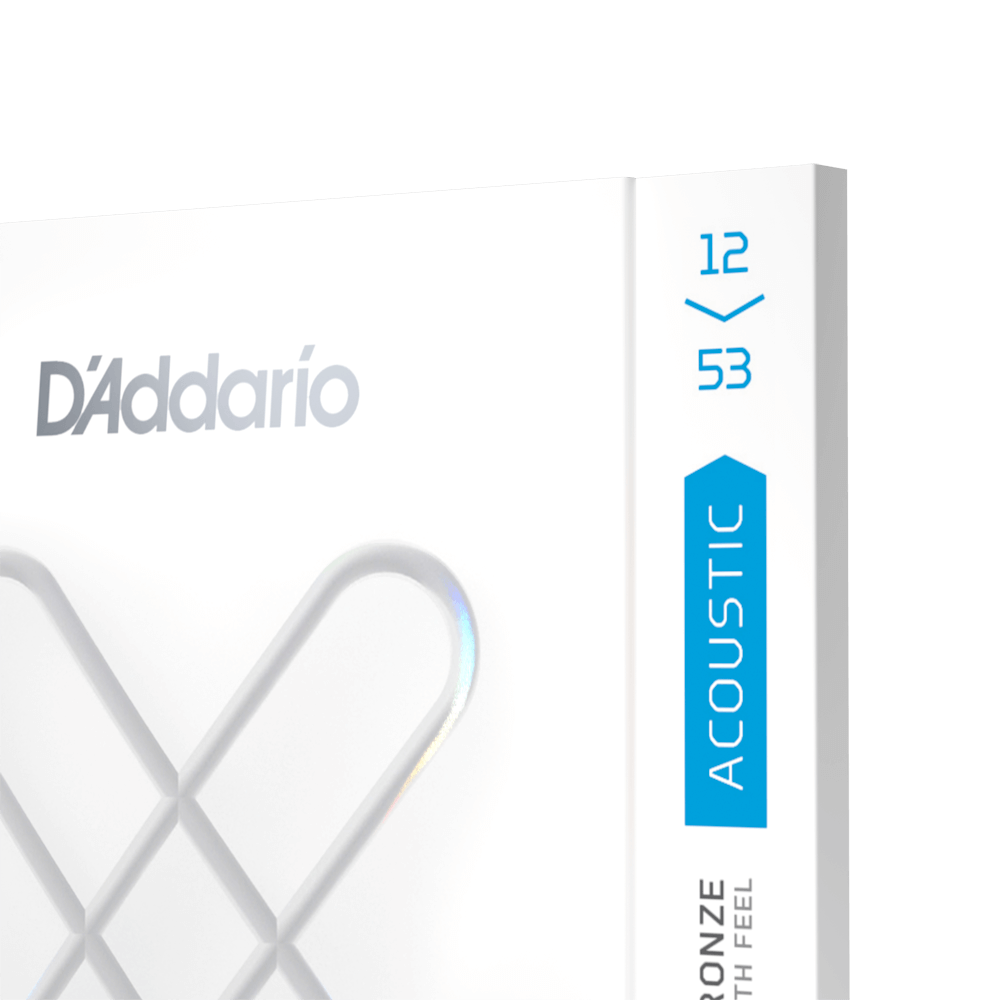 D'Addario - XS Coated Acoustic Guitar Strings - Phosphor Bronze 12-53 - XSAPB1253