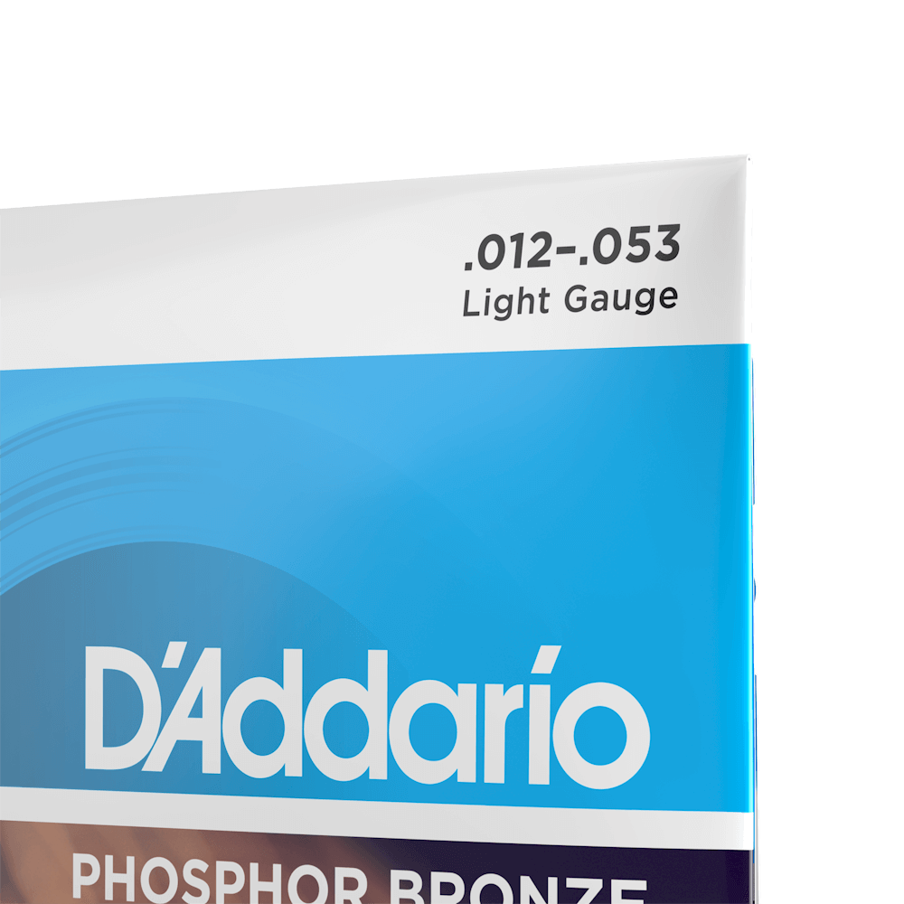 D'Addario - Phosphor Bronze Acoustic Guitar Strings - Light - EJ16