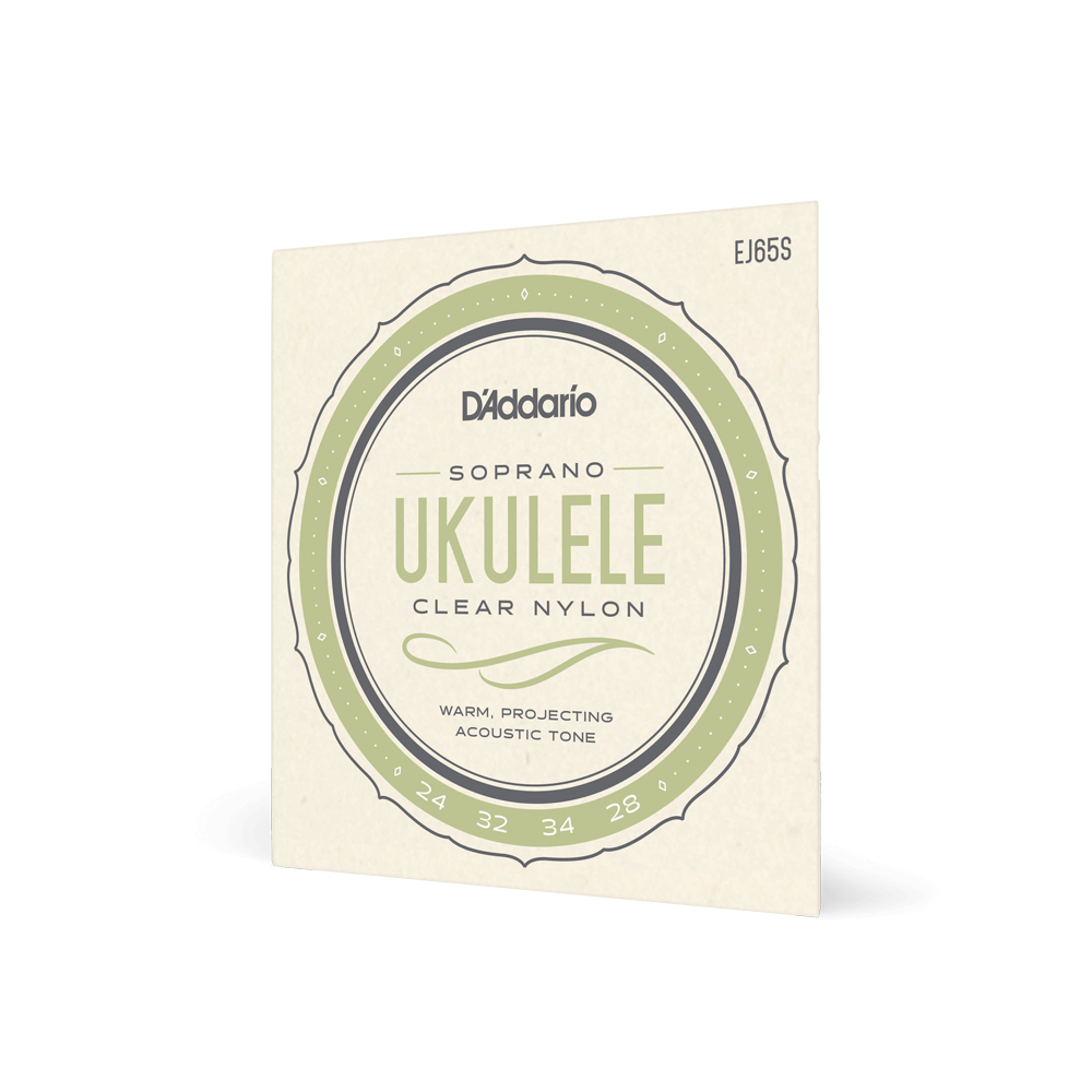 D'Addario - Pro-Arté - Ukulele String Set Clear Nylon - Soprano - EJ65S