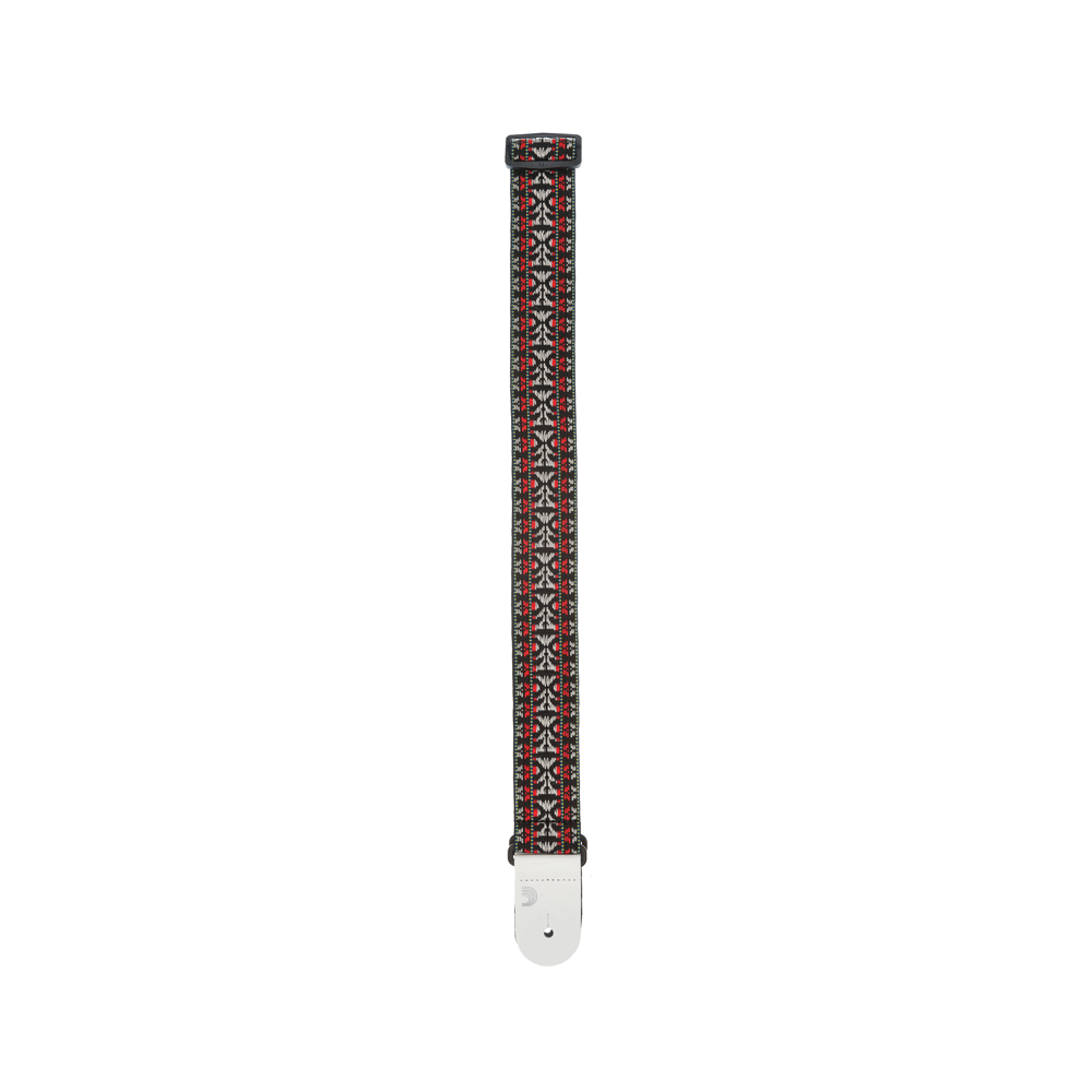 D'Addario - Nylon Woven Guitar Strap - Hootenanny Red