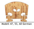 Josef Teller Violin Bridge No. 47