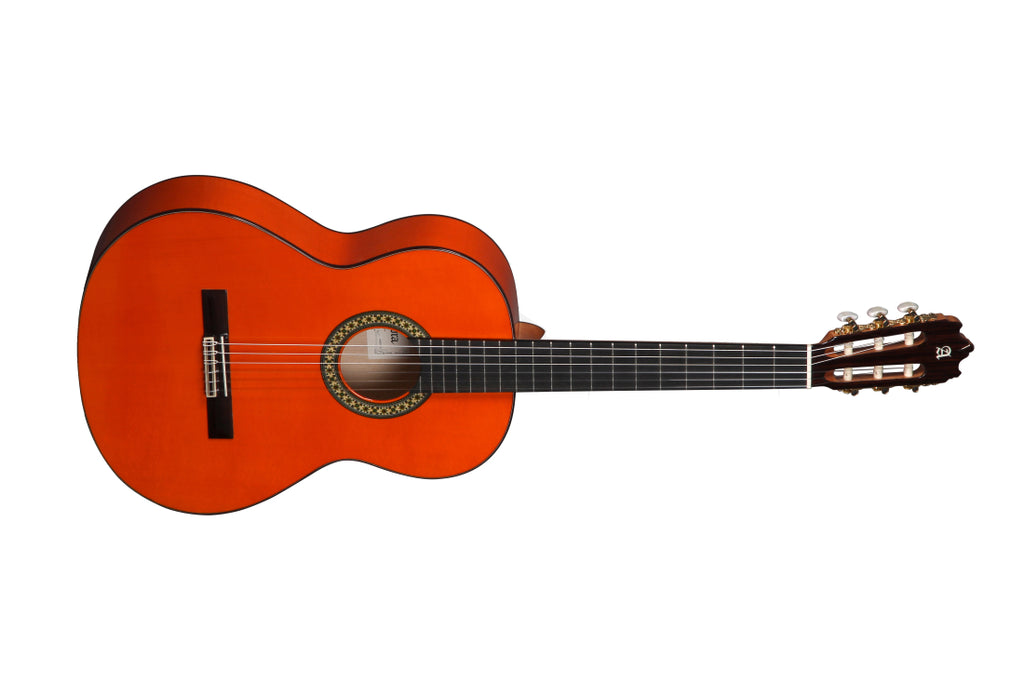 Alhambra Guitarras - 4 F Flamenco Classical Guitar with Gig Bag - 4F G