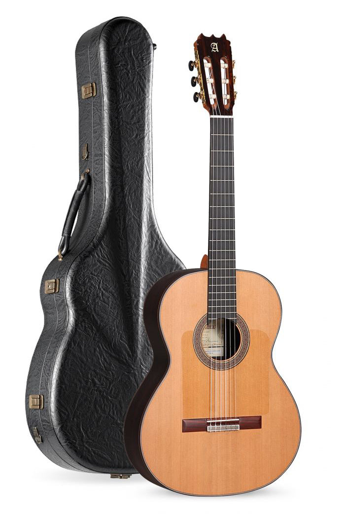 Alhambra Guitarras 10 Fp Pinana Flamenco Acoustic Guitar with Hardshell Case - 10 FP PINANA