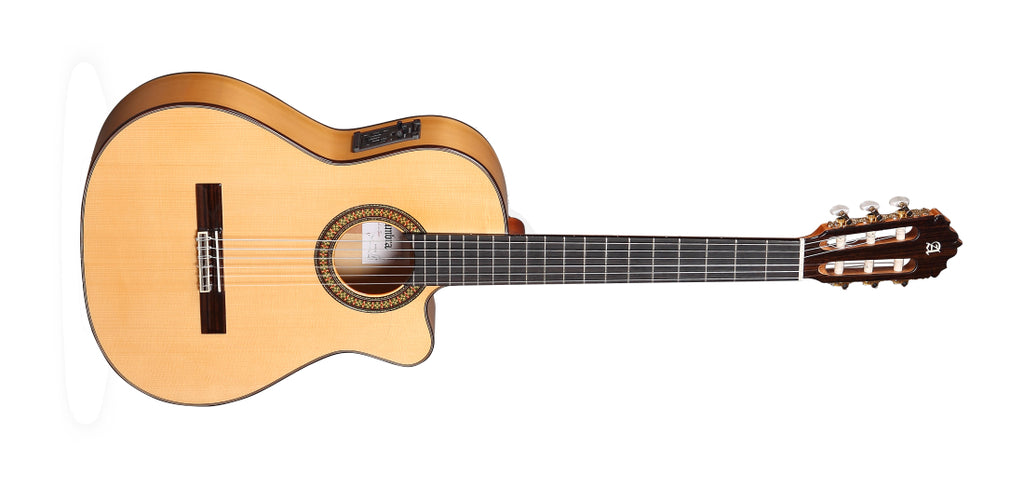 Alhambra Guitarras - 7 Fc CW / CT Conservatory Classical Guitar with Gig Bag -  7FC CT E2