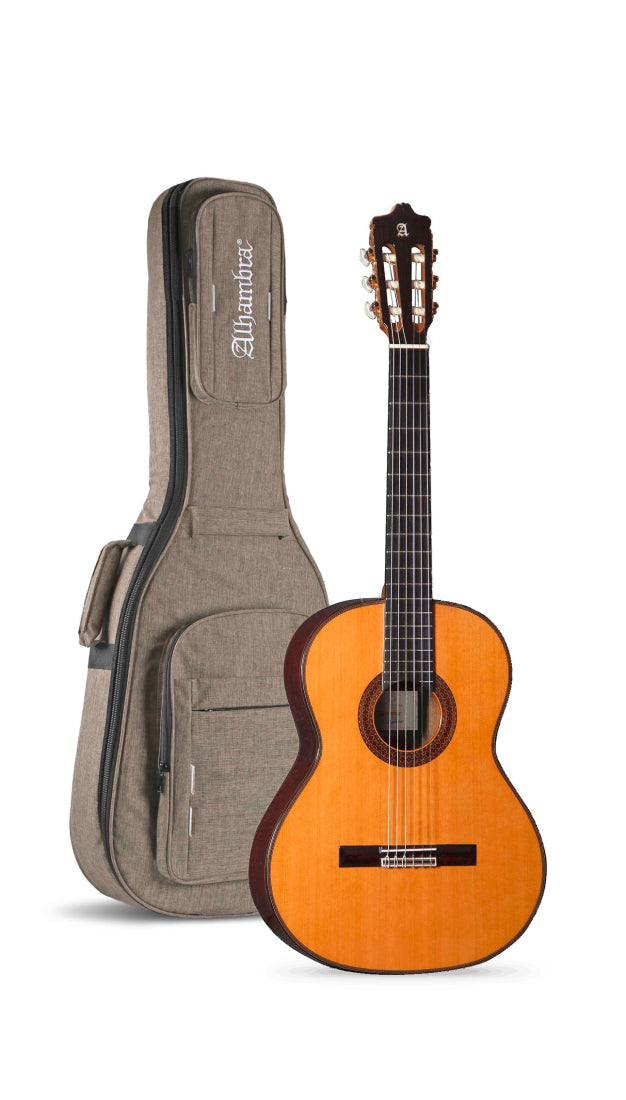 Alhambra Guitarras - 7 P Classic Conservatory Classical Guitar with Gig Bag