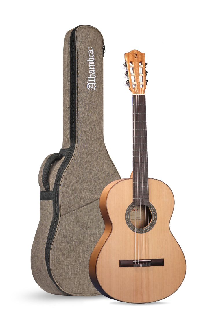 Alhambra Guitarras 2 F Flamenco Classical Guitar with Gig Bag - 2F G