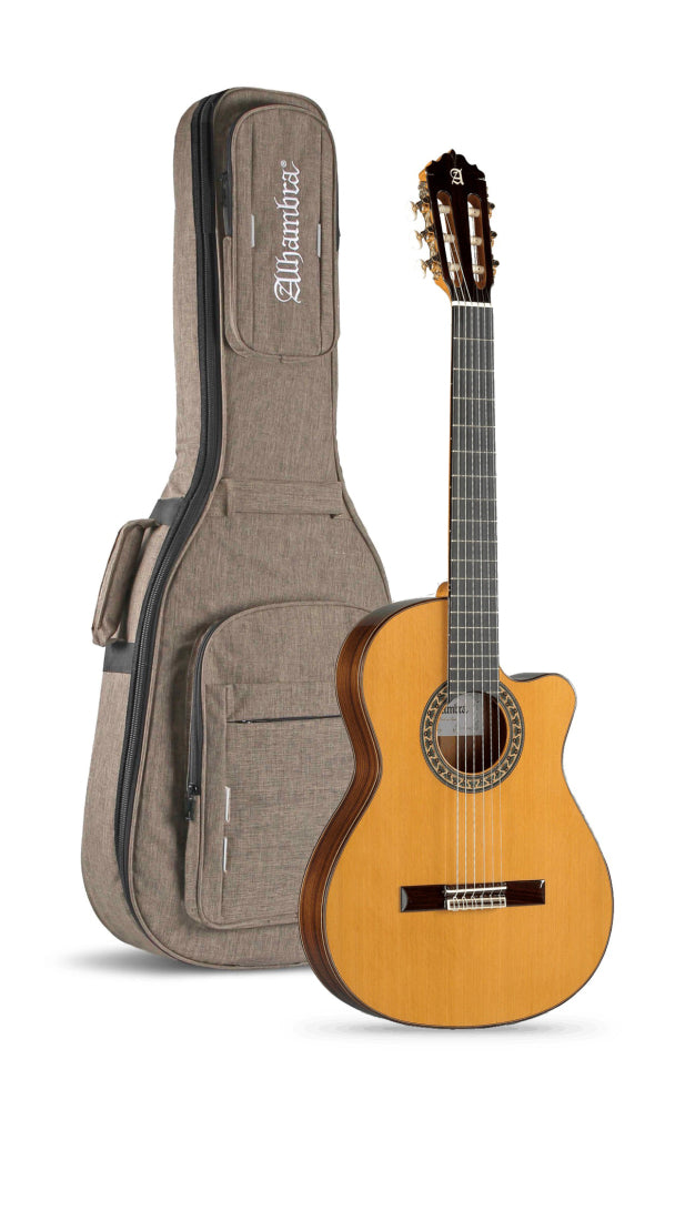 Alhambra Guitarras - 5 P CT E2 Conservatory Classical Guitar with Gig Bag - 5P CT E2