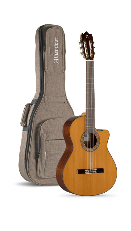 Alhambra Guitarras - 5 P CW E8 Conservatory Classical Guitar with Gig Bag - 5P CW E8
