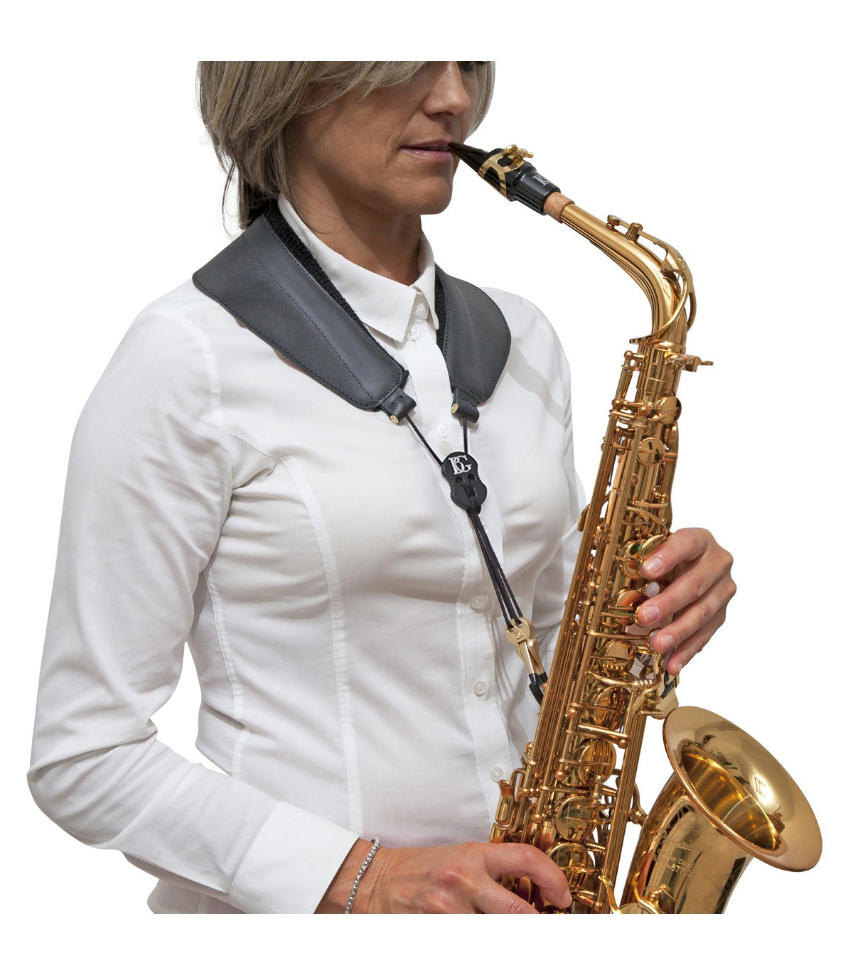 Saxophone Yoke Leather Strap